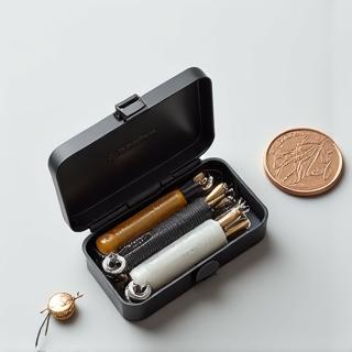 Kompaktes minimalistisches Angelkit